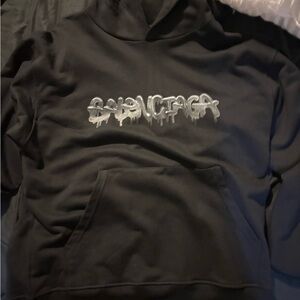 Balenciaga S/S22 Charcoal liquid jacket